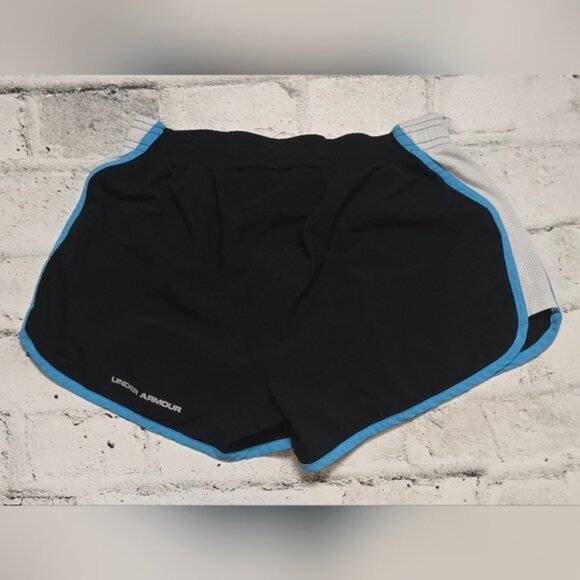 Under Armour Navy Blue Activewear Lined Running Shorts - Picture 4 of 9
